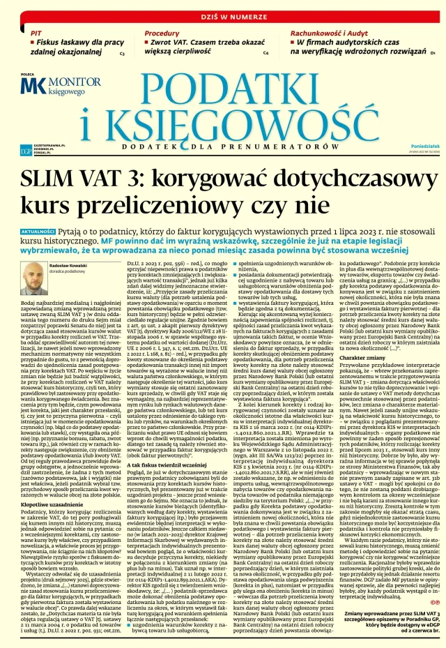 PODATKI I KSIĘGOWOŚĆ