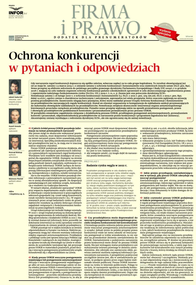 FIRMA I PRAWO - WYDANIE SPECJALNE