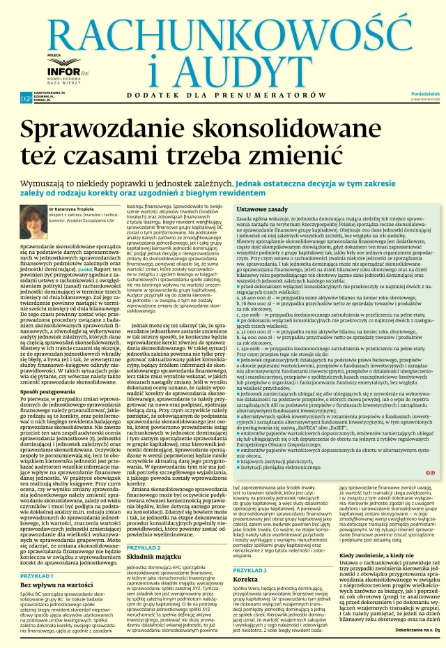 RACHUNKOWOŚĆ I AUDYT