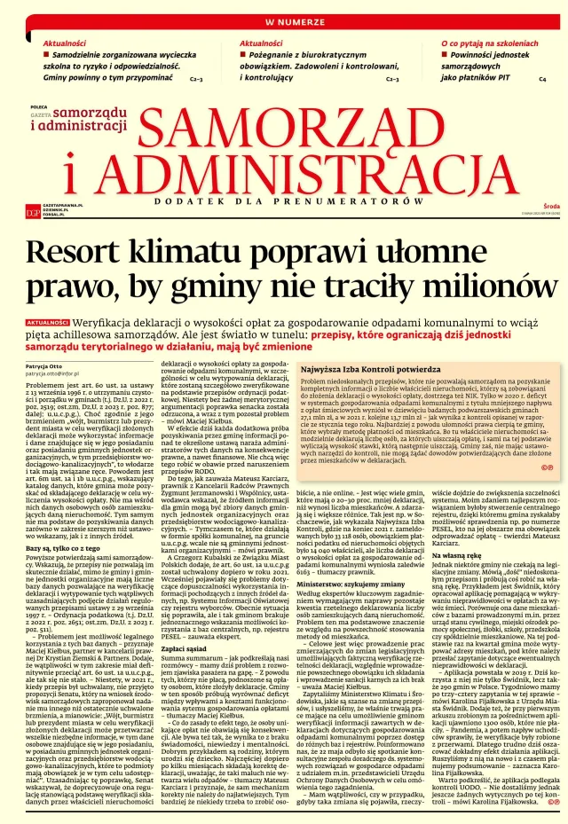 SAMORZĄD I ADMINISTRACJA