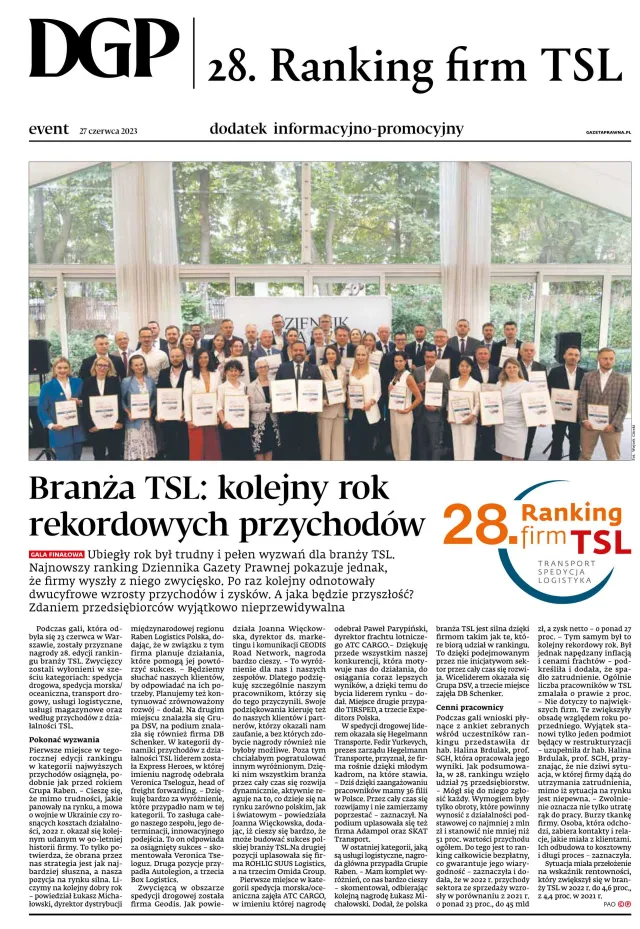 28. RANKING FIRM TSL