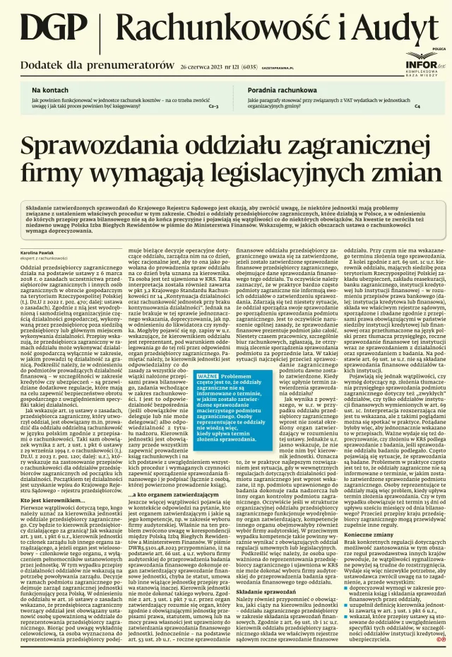 RACHUNKOWOŚĆ I AUDYT