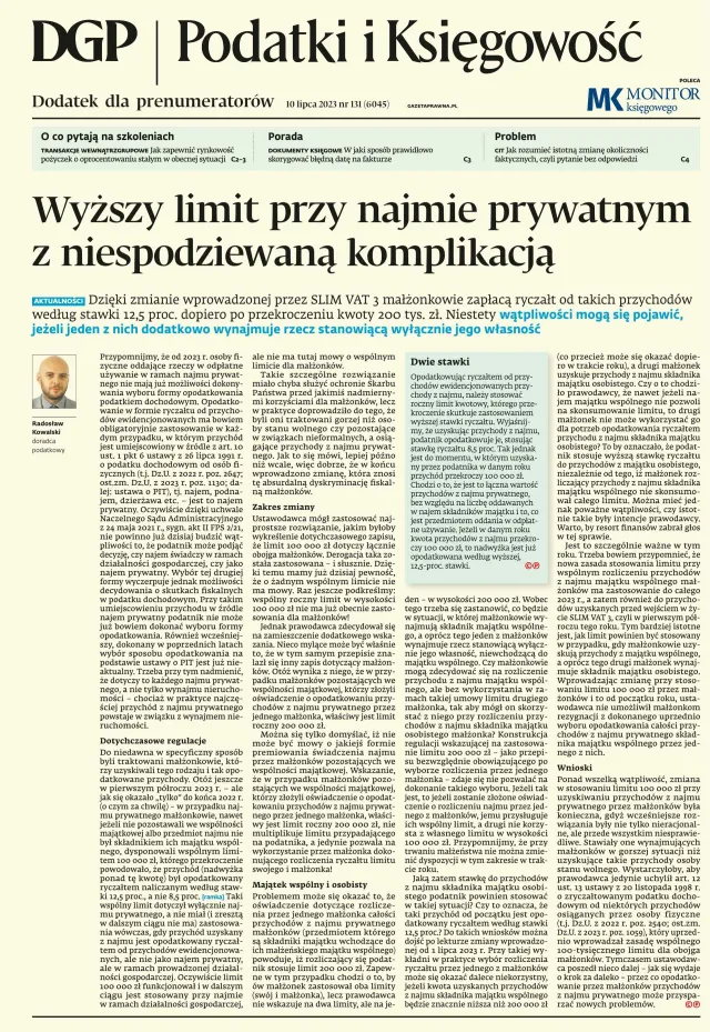 PODATKI I KSIĘGOWOŚĆ