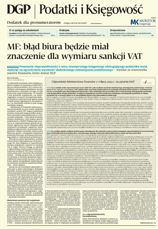 PODATKI I KSIĘGOWOŚĆ