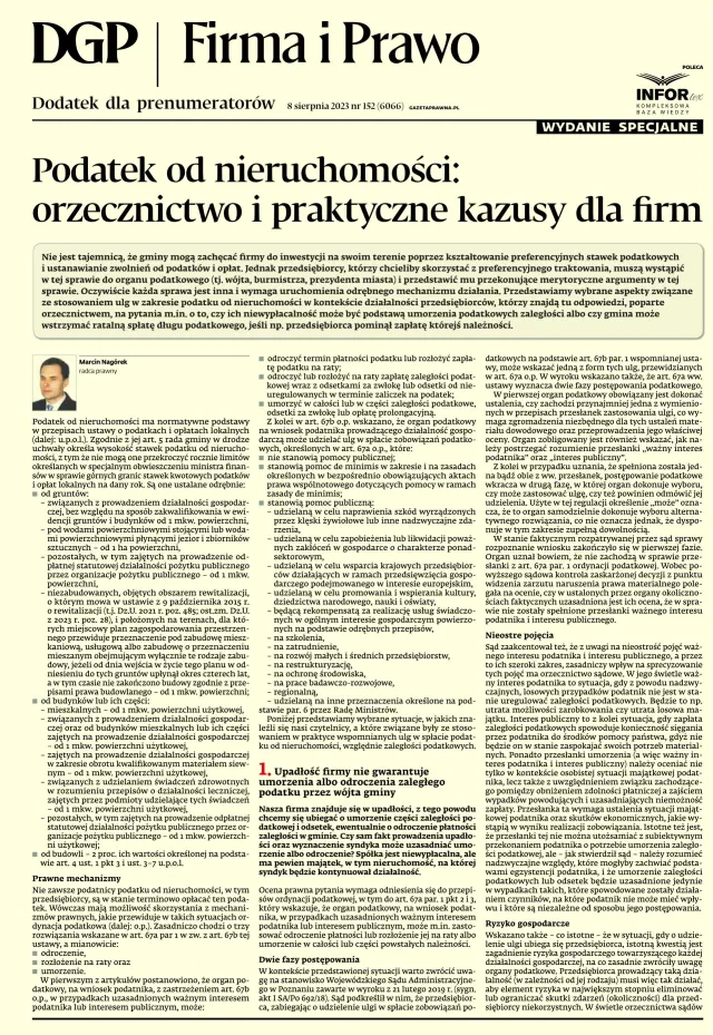 FIRMA I PRAWO - WYDANIE SPECJALNE