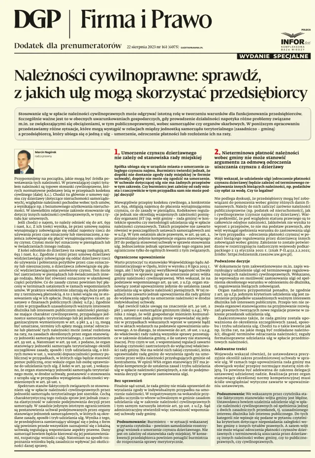 FIRMA I PRAWO - WYDANIE SPECJALNE