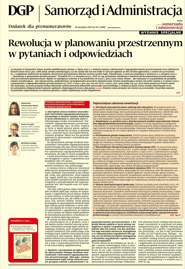 SAMORZĄD I ADMINISTRACJA - WYDANIE SPECJALNE