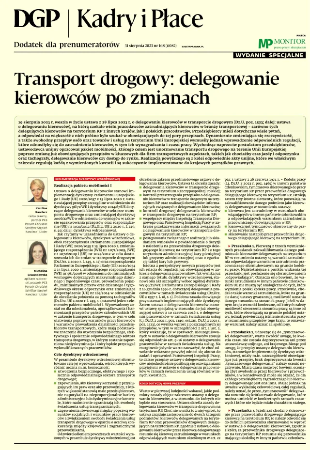 KADRY I PŁACE - WYDANE SPECJALNE