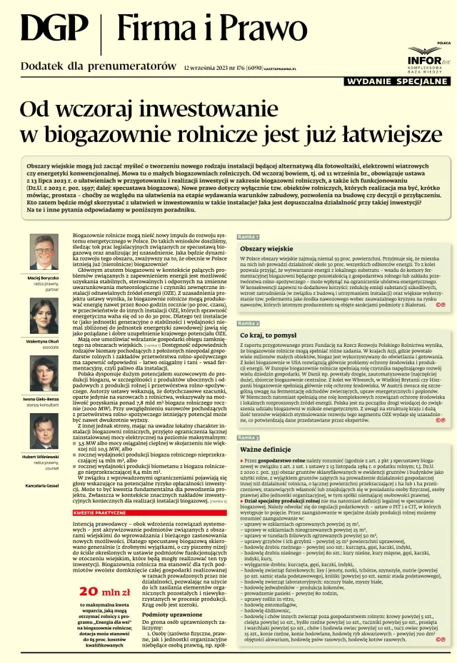 FIRMA I PRAWO - WYDANIE SPECJALNE