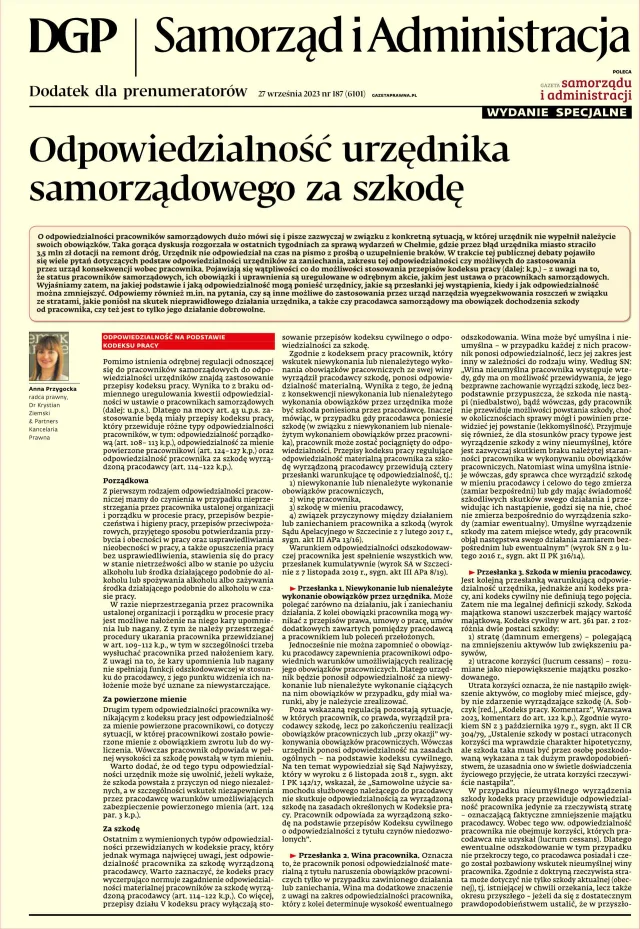 SAMORZĄD I ADMINISTRACJA - WYDANIE SPECJALNE