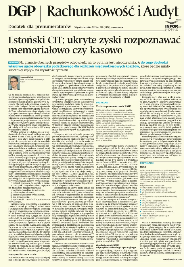 RACHUNKOWOŚĆ I AUDYT