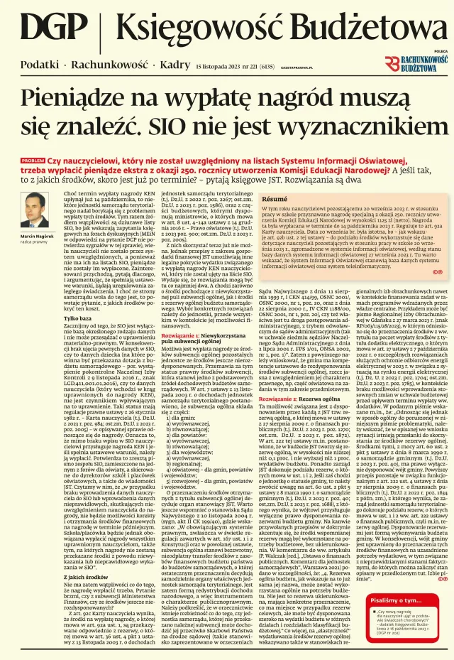 KSIĘGOWOŚĆ BUDŻETOWA