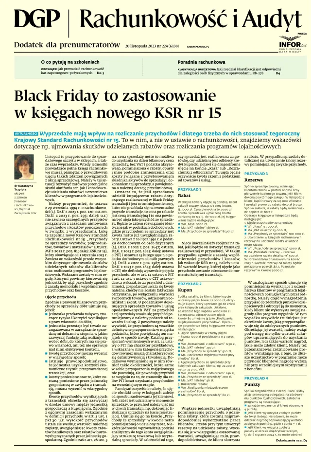 RACHUNKOWOŚĆ I AUDYT