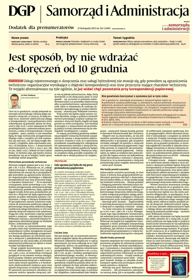 SAMORZĄD I ADMINISTRACJA