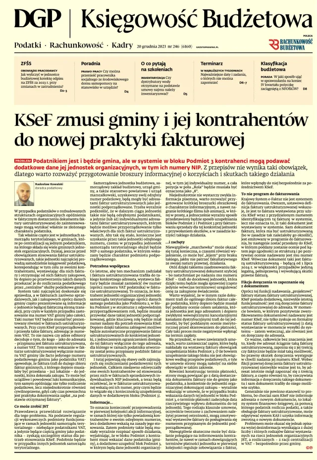 KSIĘGOWOŚĆ BUDŻETOWA