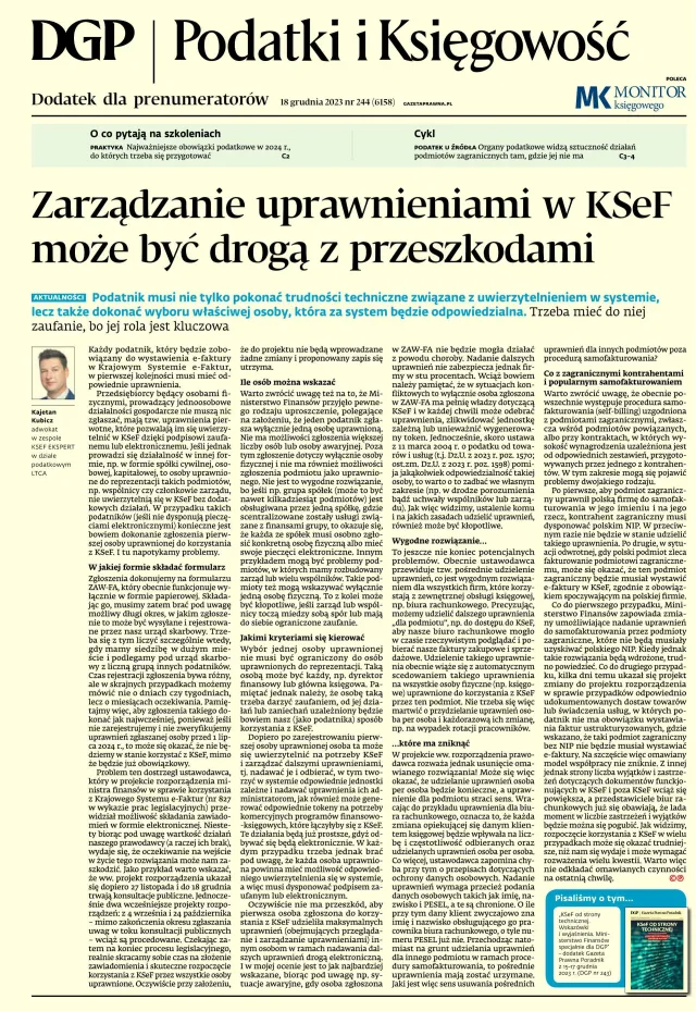 PODATKI I KSIĘGOWOŚĆ