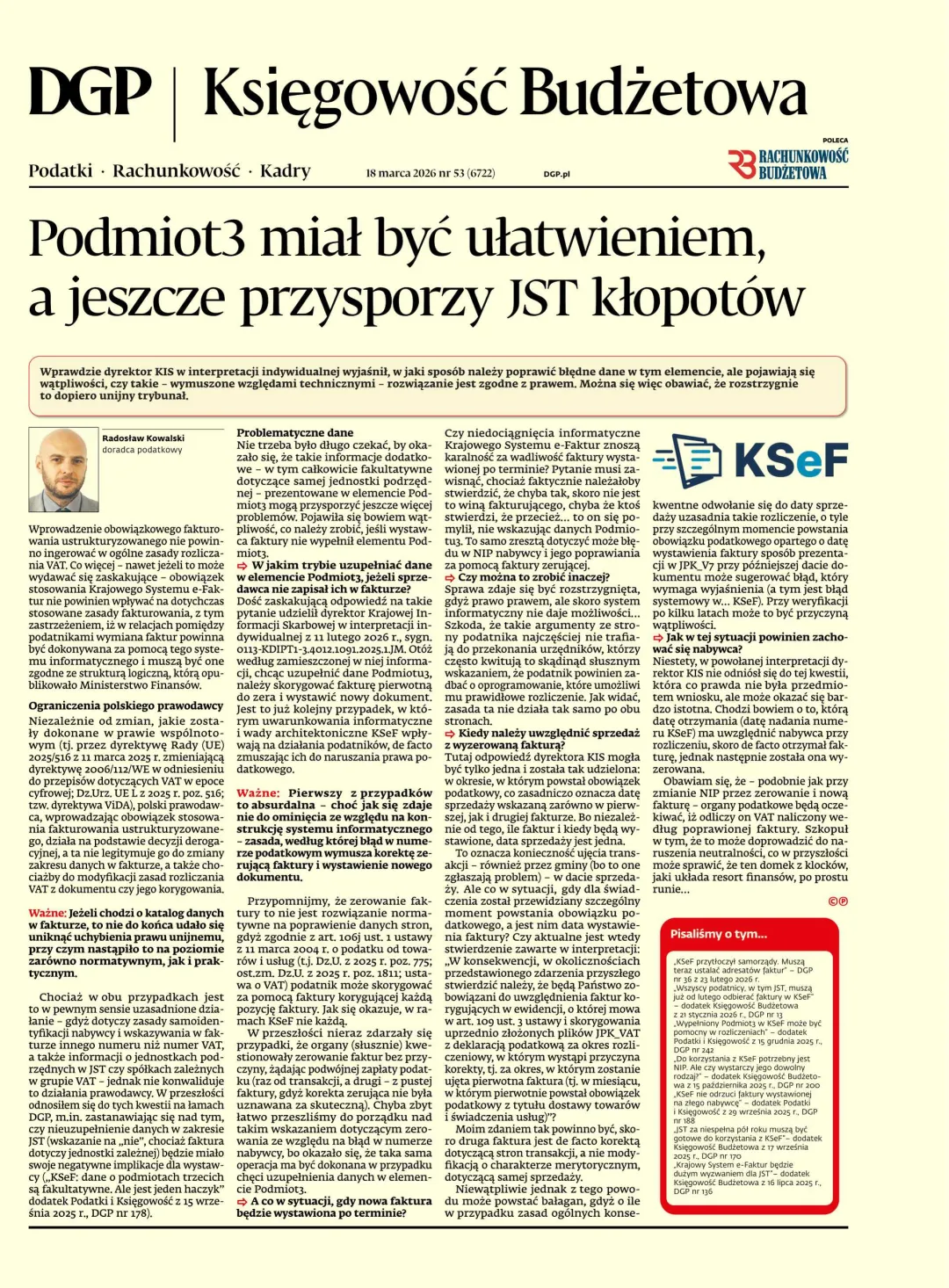 KSIĘGOWOŚĆ BUDŻETOWA