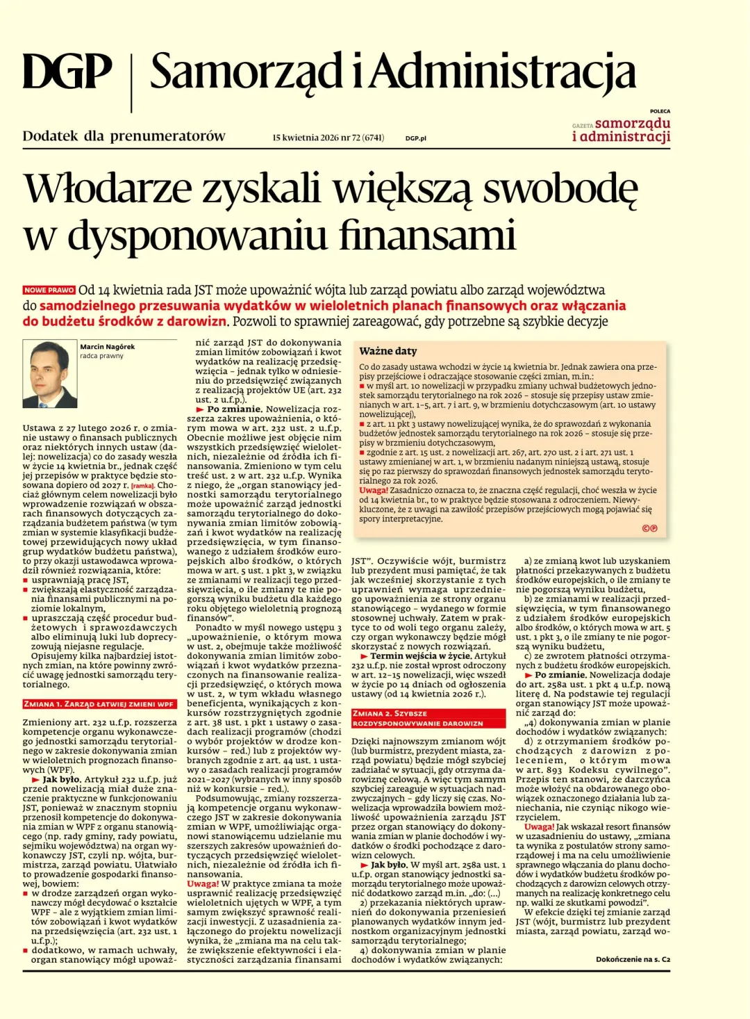 SAMORZĄD I ADMINISTRACJA