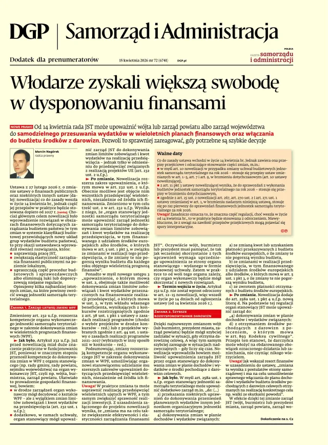 SAMORZĄD I ADMINISTRACJA