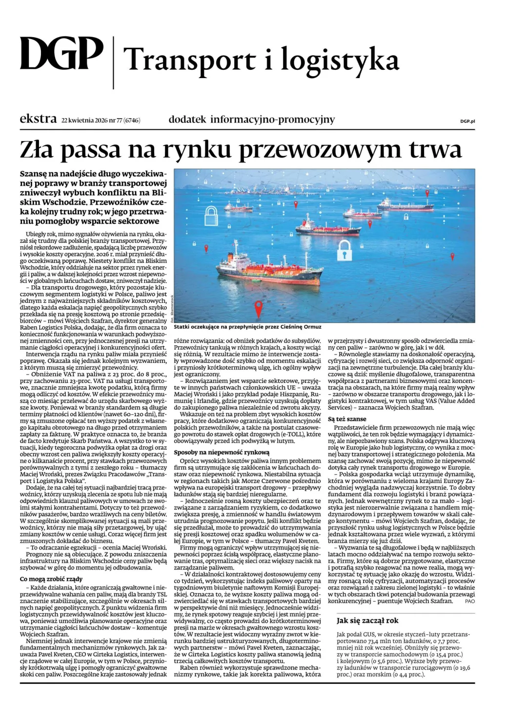 TRANSPORT I LOGISTYKA