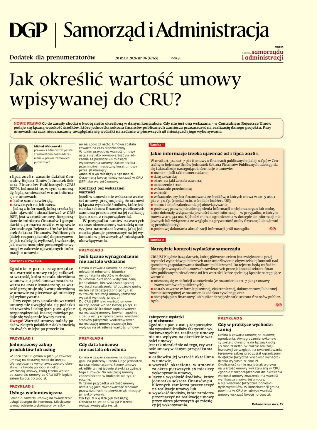 SAMORZĄD I ADMINISTRACJA