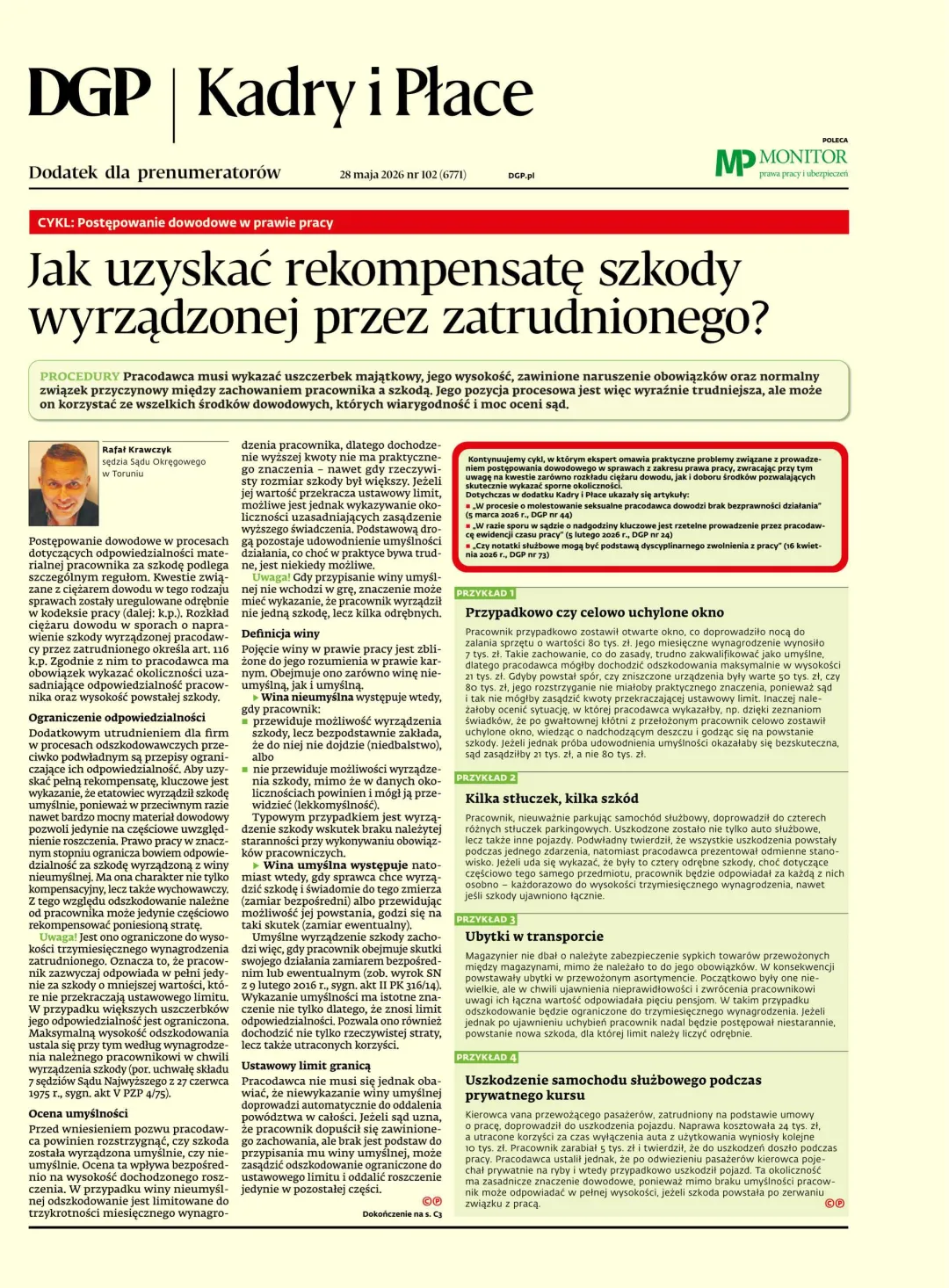 KADRY I PŁACE