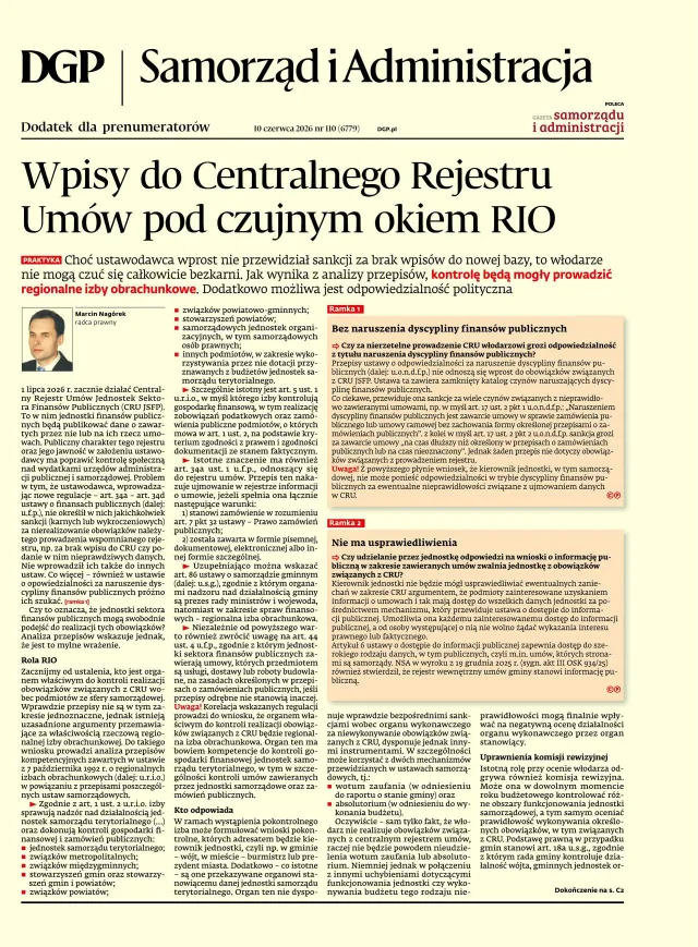 SAMORZĄD I ADMINISTRACJA