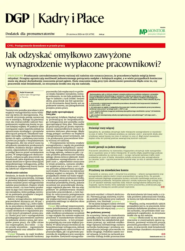 KADRY I PŁACE