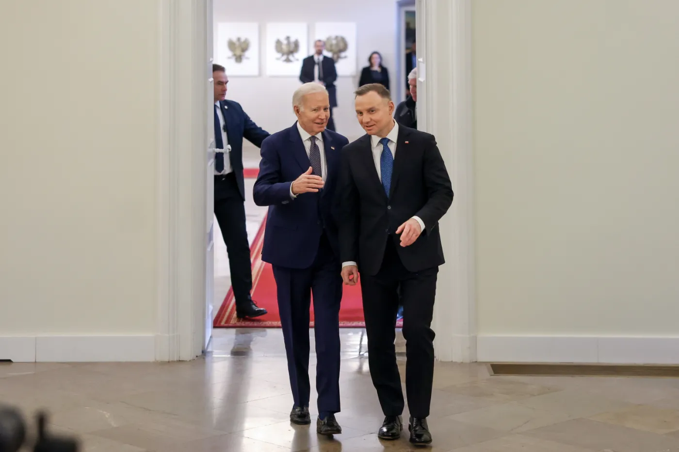 Prezydent Duda: Wizyta prezydenta Bidena to sygnał odpowiedzialności USA za bezpieczeństwo świata