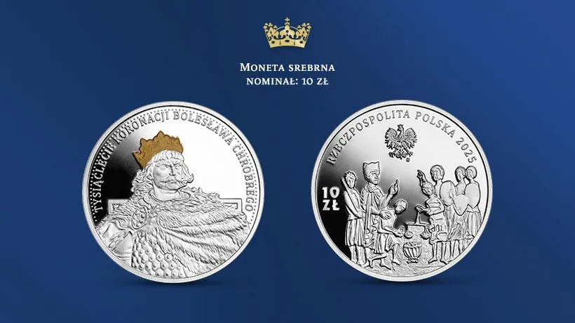 Tysiąclecie koronacji Bolesława Chrobrego – monety kolekcjonerskie NBP