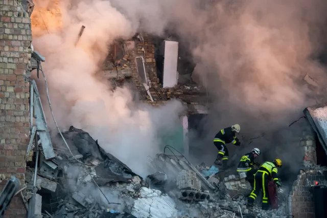 Rosyjskie rakiety uszkodziły budynek delegatury UE w Kijowie