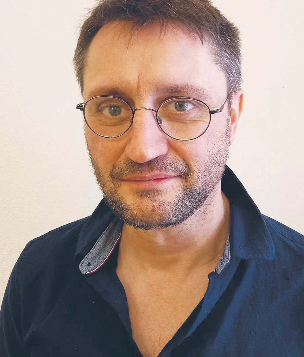 Stephane Moissaing szef misji Polskiej Akcji Humanitarnej w Ukrainie