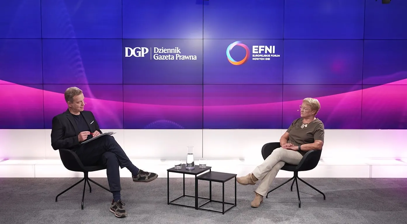 Henryka Bochniarz o EFNI 2025: Przestrzeń dialogu w niepewnych czasach
