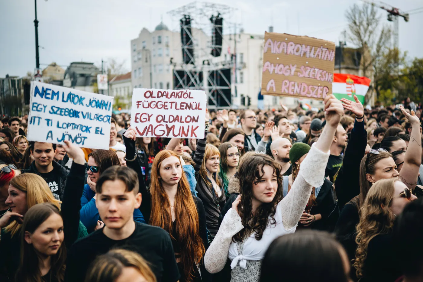 Antyrządowy koncert w Budapeszcie, @rockstarphotographers