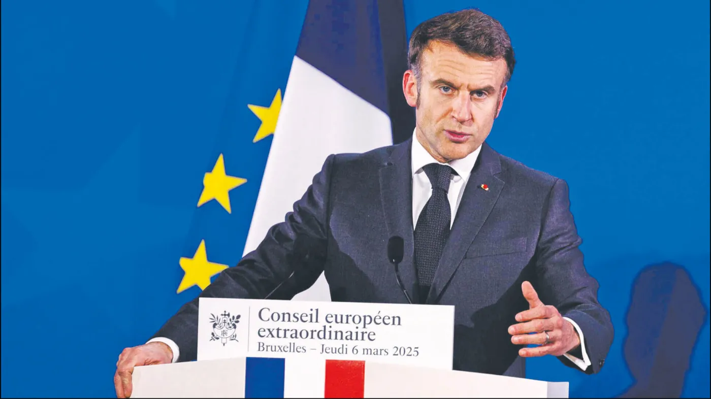 Prezydent Francji Emmanuel Macron