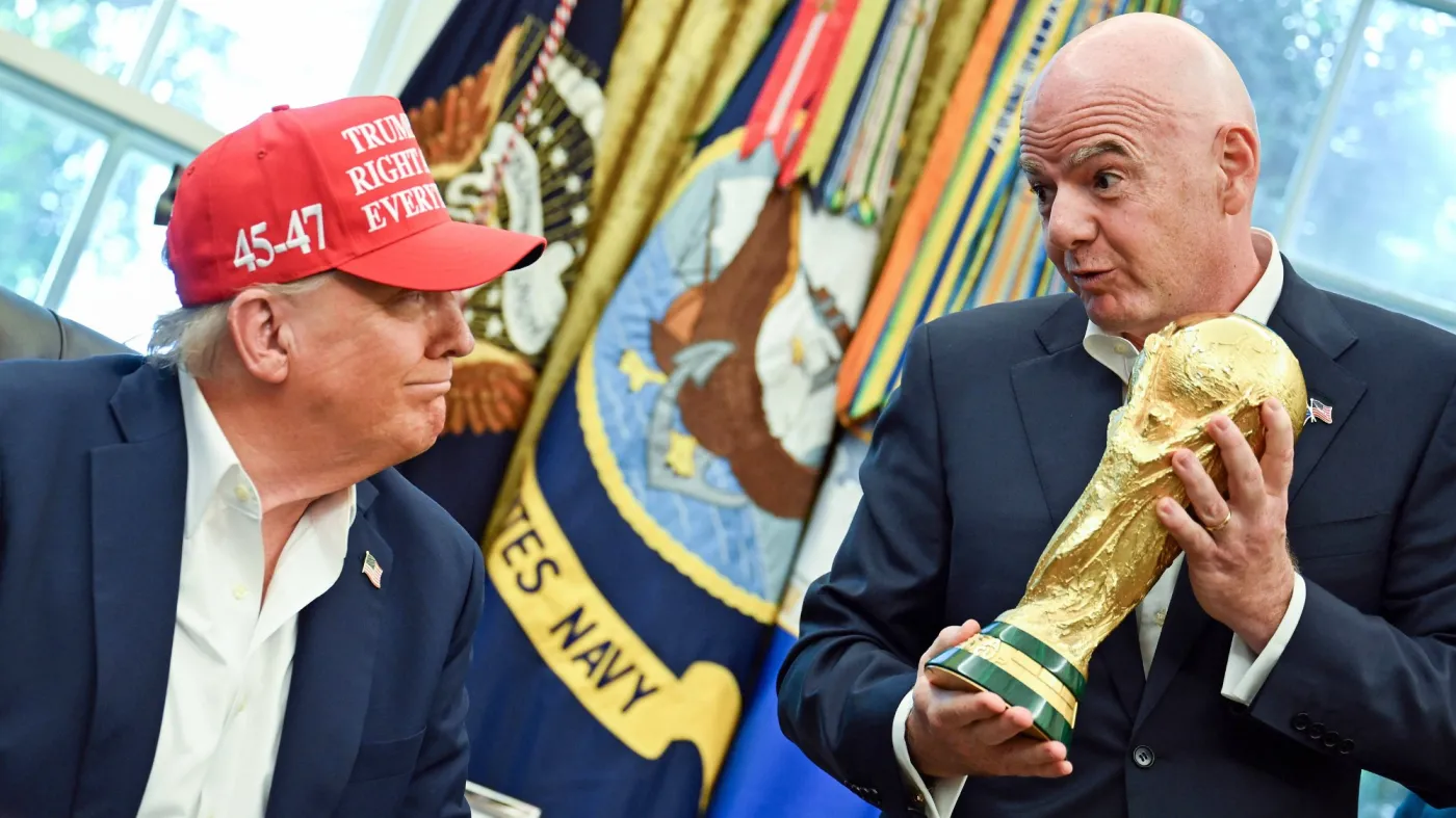 Donald Trump i Gianni Infantino