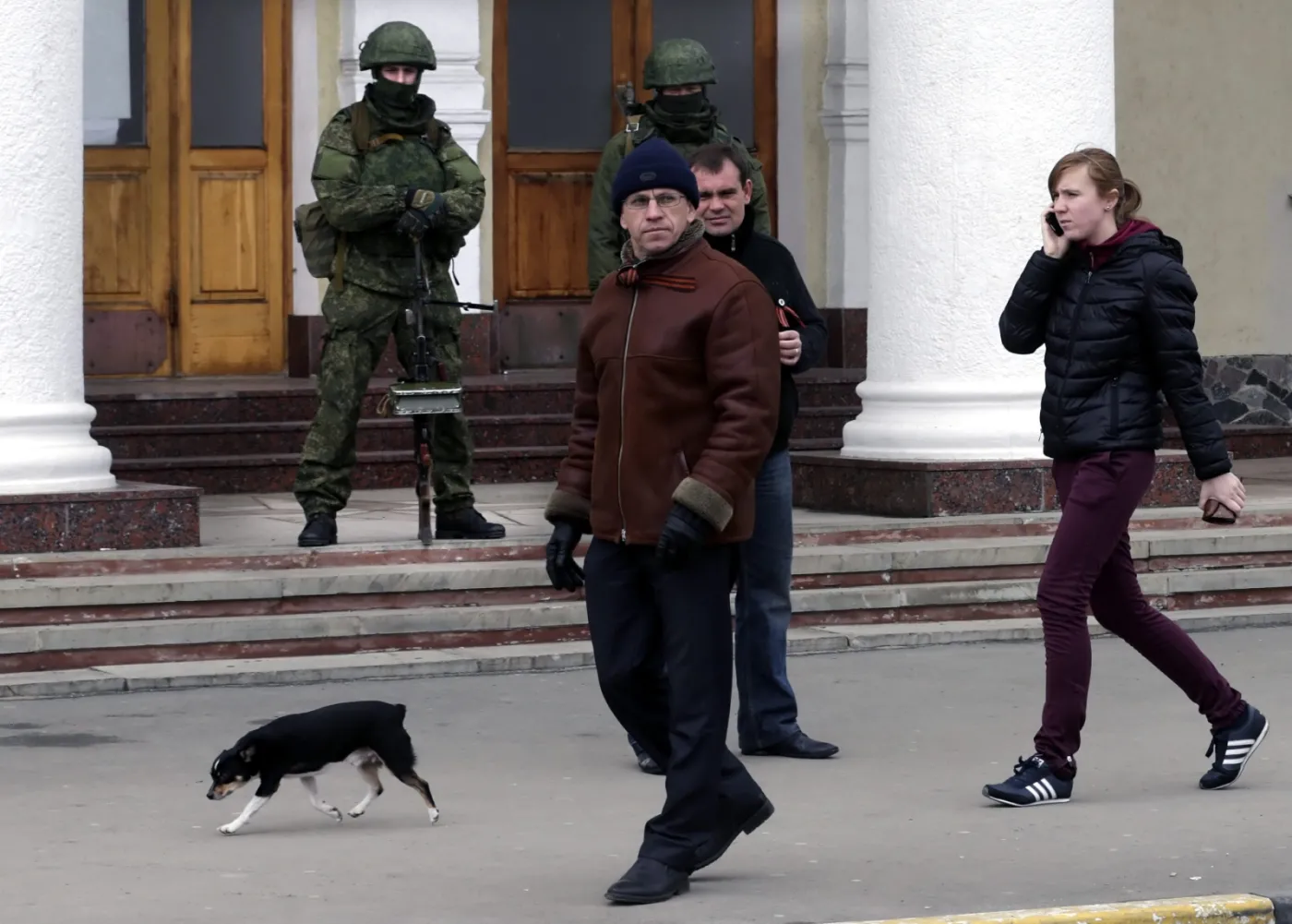 Żołnierze na Krymie