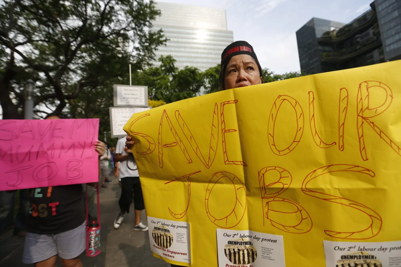 Demonstracje 1 maja w Singapurze