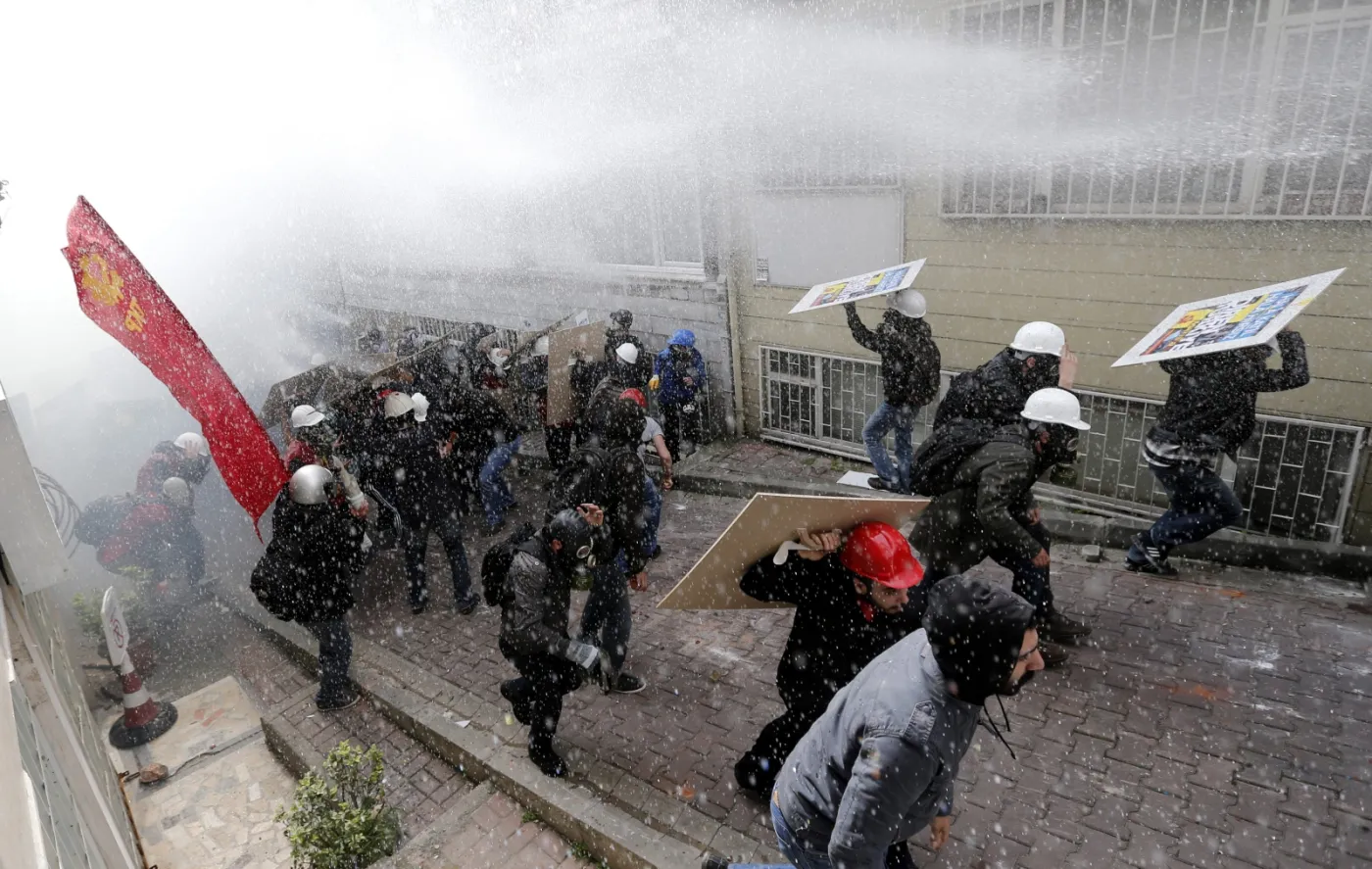 Demonstracje 1 maja w Turcji.