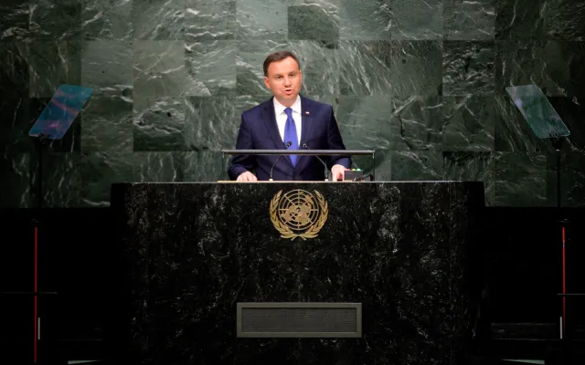 Duda wygłosił przemówienie na forum Zgromadzenia Ogólnego ONZ. Prezydent mówił o sile prawa, klimacie i chrześcijanach