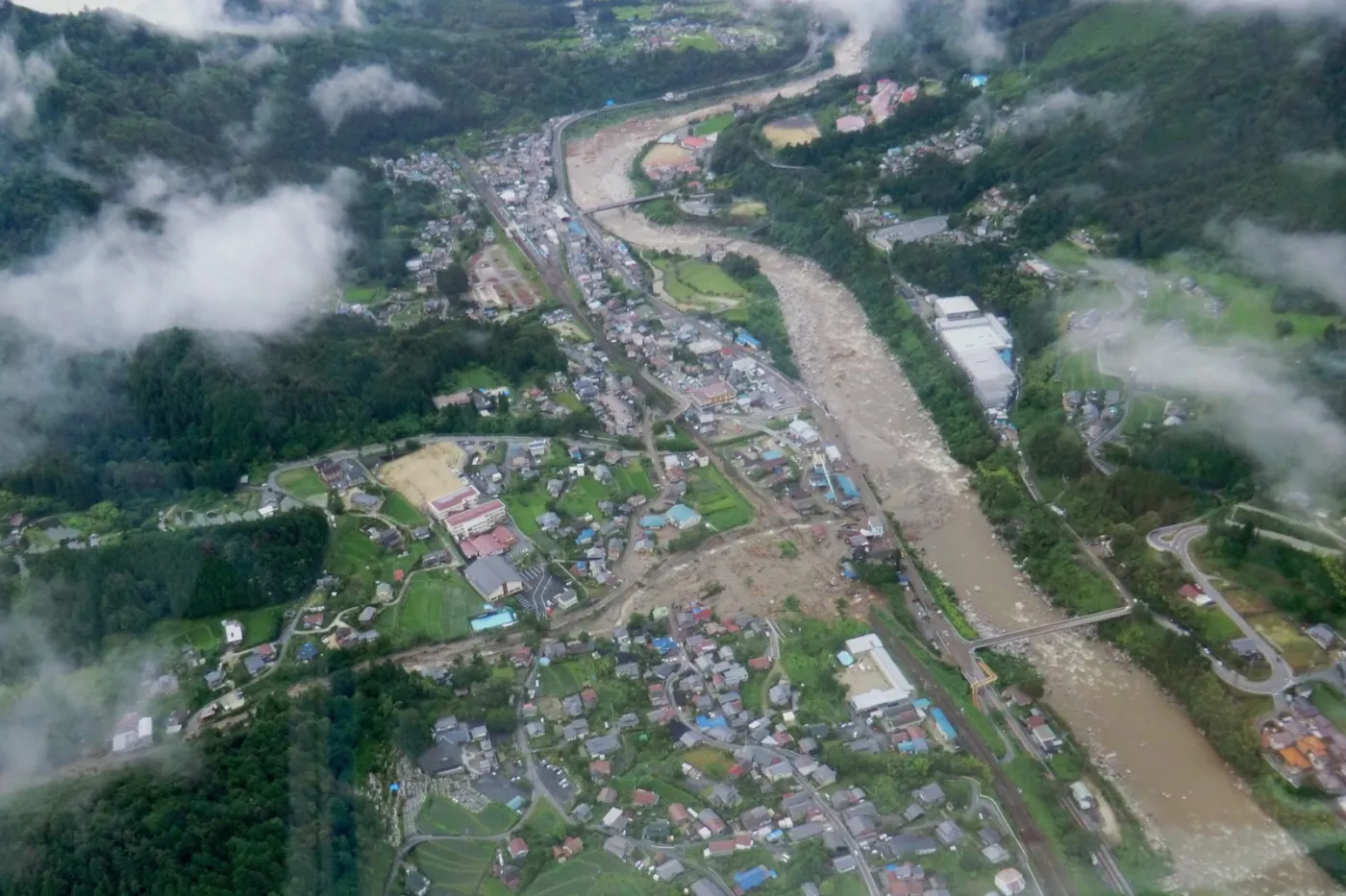 Jak dotąd tajfun zabił w Japonii trzy osoby EPA/Chubu Regional Bureau 