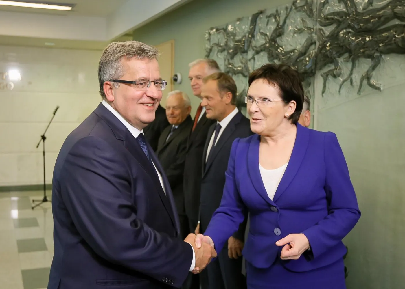 Ewa Kopacz i Bronisław Komorowski. Fot. PAP/Paweł Supernak