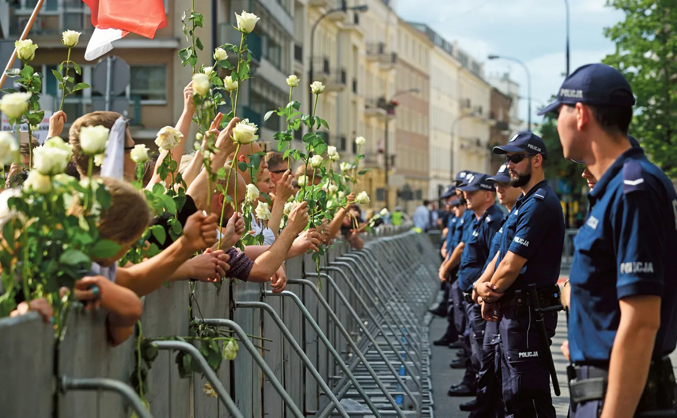 Demonstracja pod Sejmem, 18 lipca 2017 r