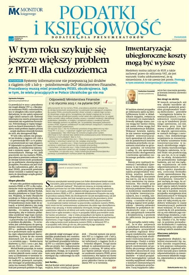 PODATKI I KSIĘGOWOŚĆ