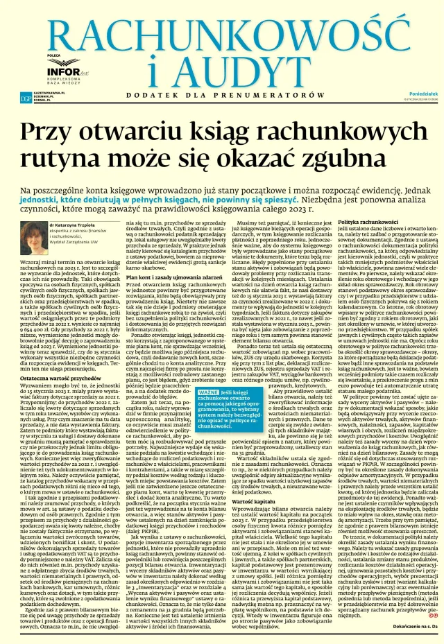 RACHUNKOWOŚĆ I AUDYT