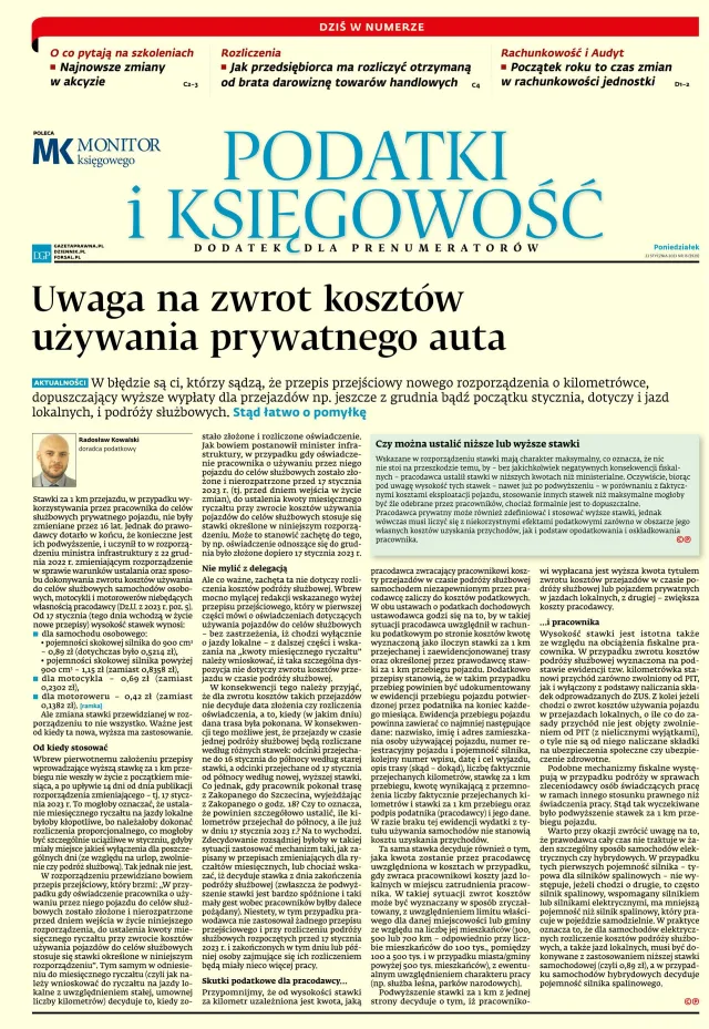 PODATKI I KSIĘGOWOŚĆ