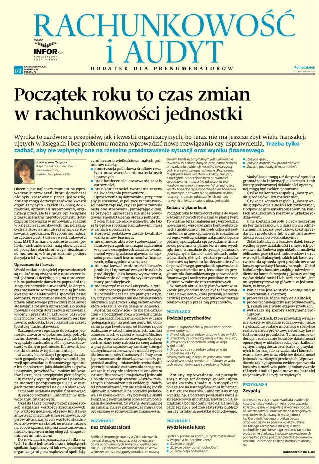 RACHUNKOWOŚĆ I AUDYT