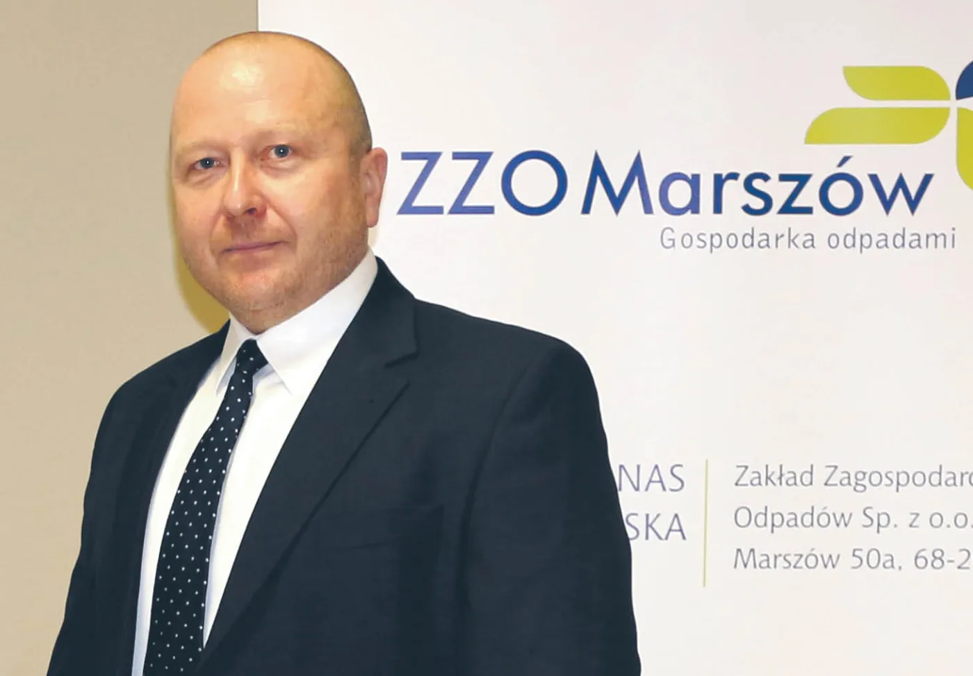 Jacek Połomka, prezes Zakładu Zagospodarowania Odpadów Sp. z o.o. w Marszowie