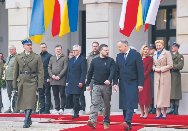 Wojenna wizyta wojennego prezydenta