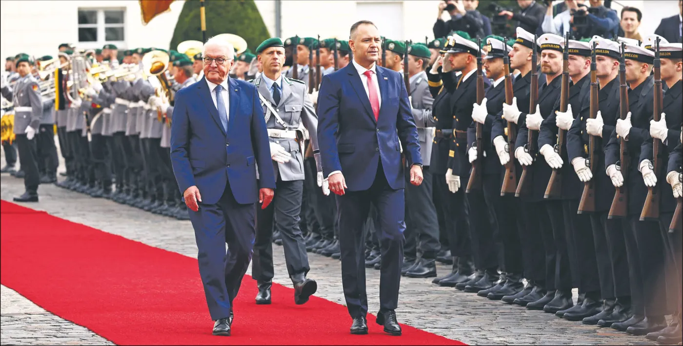 Pierwszym rozmówcą Karola Nawrockiego w Berlinie był niemiecki prezydent